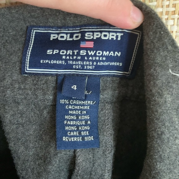 Ralph Lauren Polo Sport Sports Woman Size 4 Cashmere Wool Skirt  Grey Fashion - Picture 4 of 5